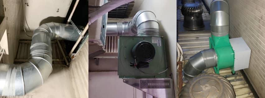 顧客安裝實例分享-港式餐廳-油煙工程