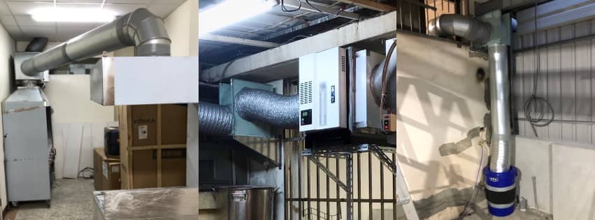 顧客安裝實例分享-火鍋店-油煙靜電處理機
