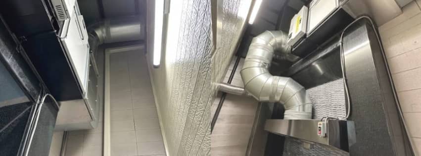 顧客安裝實例分享-早餐店-靜電油煙處理機